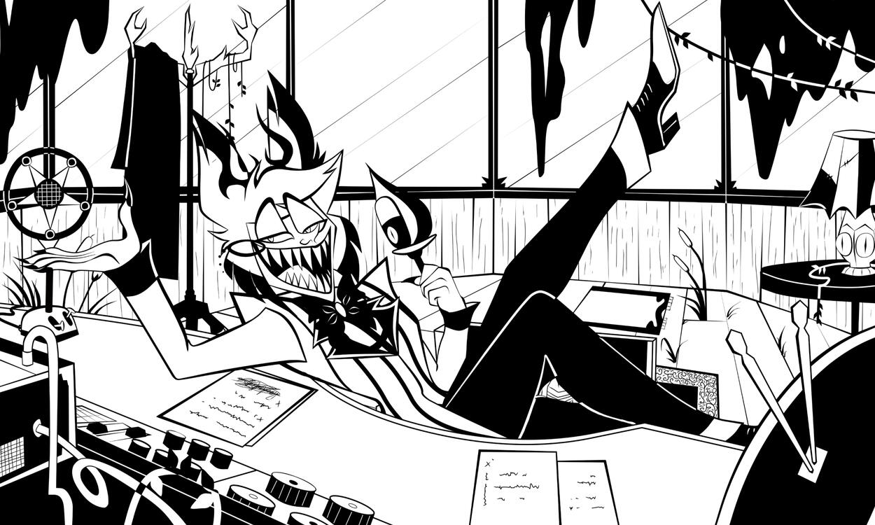 Examples of complex Black and White backgrounds